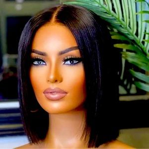 8-10 inch Human hair Bob.